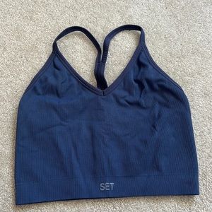 Set active Ribbed V bra